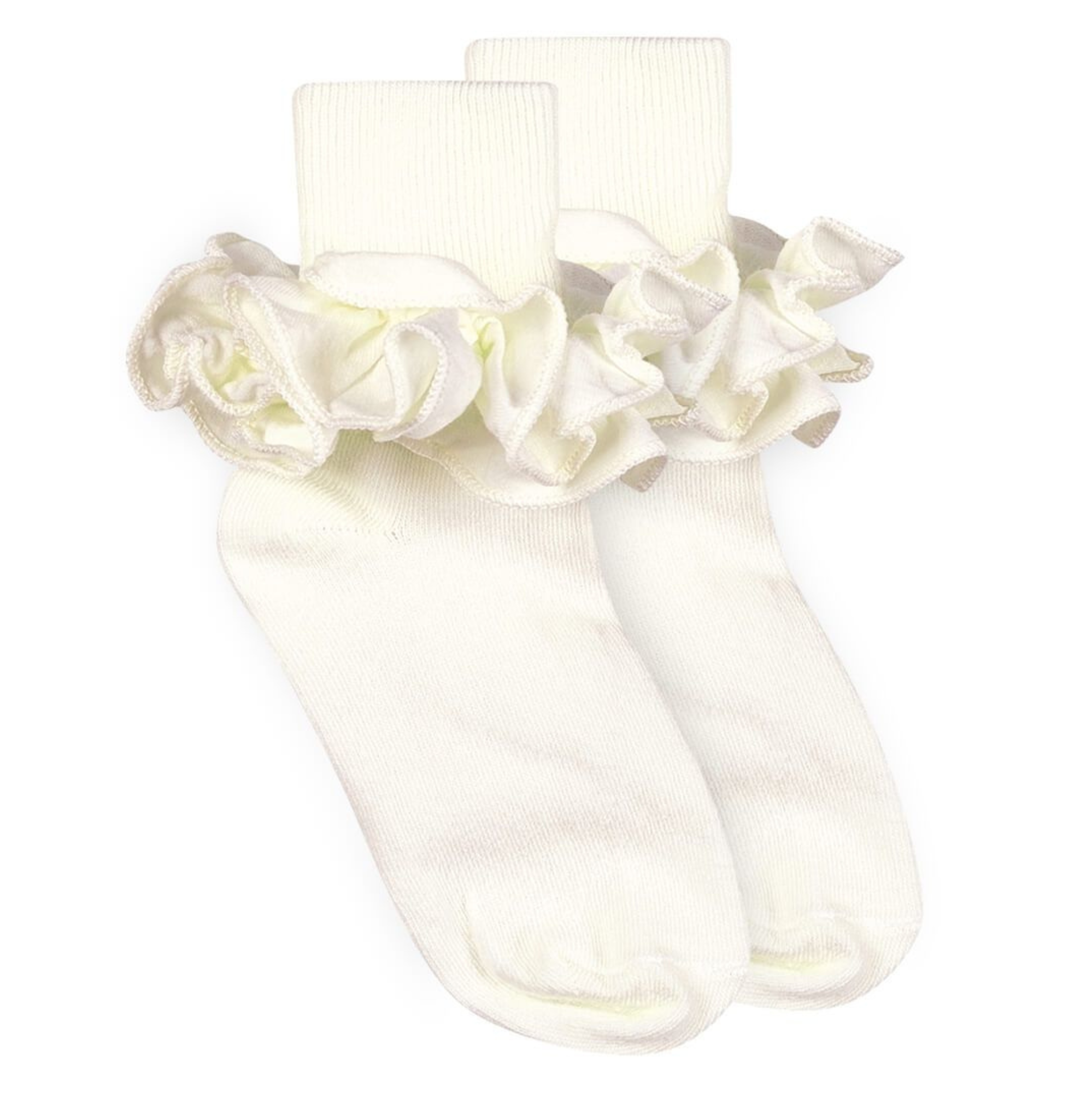 Jefferies Socks Calzini Al Ginocchio Con Volant Per Bambine - Cotone Ricco, Perfetti Con Stivali, Varie Taglie