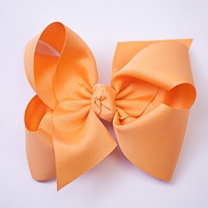 Beyond Creation Grosgrain Bow Creamsicle