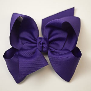 Beyond Creation Grosgrain Bow Purple