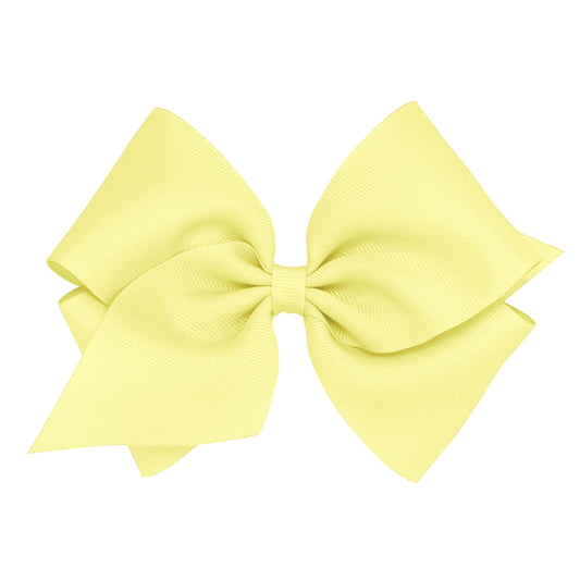 Wee Ones Grosgrain Bow Light Yellow