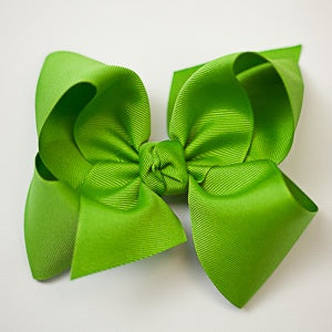 Beyond Creation Grosgrain Bow Apple Green